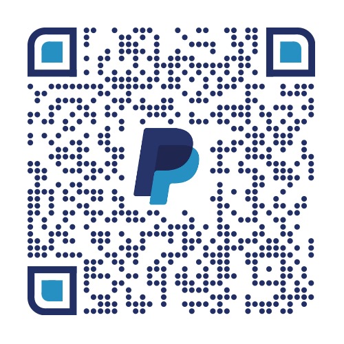 Scan to donate via PayPal